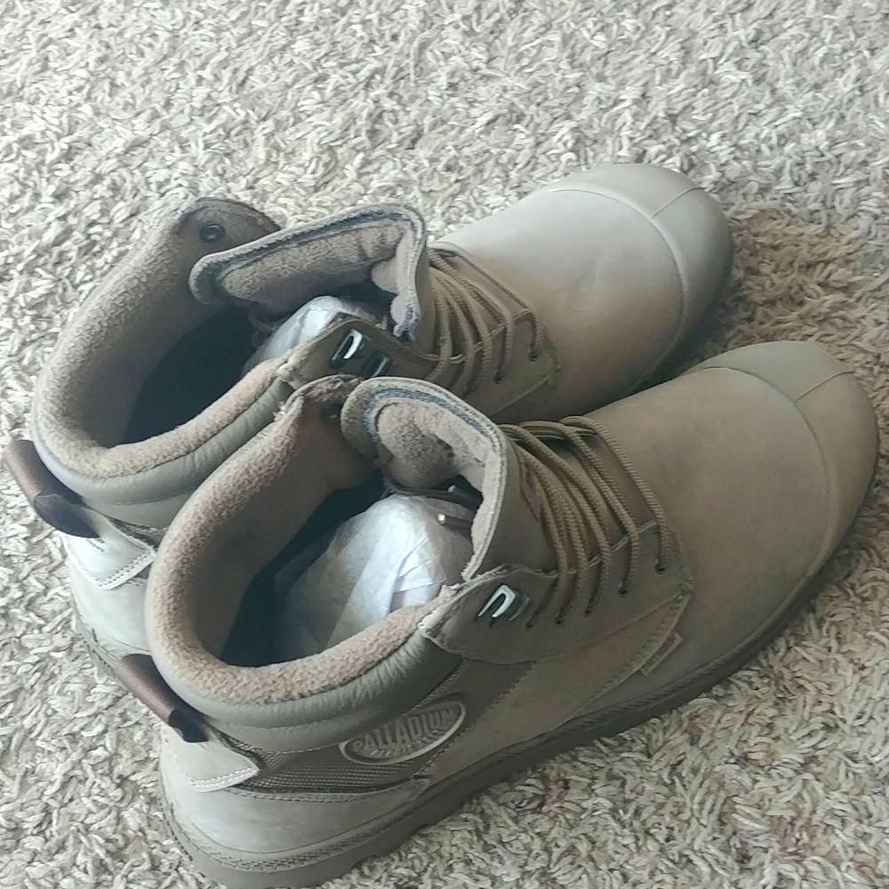 Gray Palladium leather boots - Picture 12 of 14